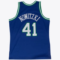 Dallas Mavericks Swingman Jersey Road Dirk Nowitzki 1998-99