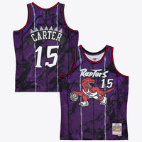 Toronto Raptors Vince Carter 1998 Team Marble Swingman Jersey - Purple