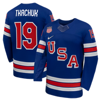 Matthew Tkachuk Royal US Hockey 2026 Home Replica Jersey