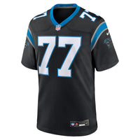 Carolina Panthers Yosh Nijman Black Game Jersey