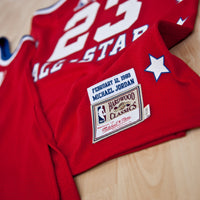 NBA All-Star East Michael Jordan 1989 Authentic Jersey - Red
