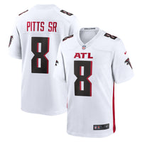 Atlanta Falcons Kyle Pitts Sr. White White Game Jersey