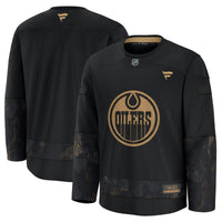 Edmonton Oilers Black 2024 Military Appreciation Practice Jersey