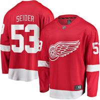 Detroit Red Wings Moritz Seider Red Home Breakaway Player Jersey