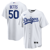 Los Angeles Dodgers Mookie Betts White Home Replica Jersey