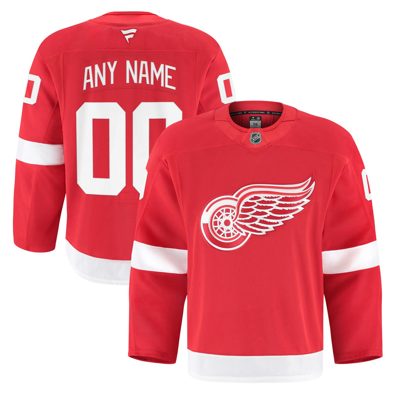 Detroit Red Wings Red Home Authentic Pro Custom Jersey