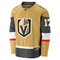 Vegas Golden Knights Ben Hutton Gold Home Premier Breakaway Player Jersey