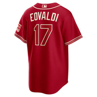 Texas Rangers Nathan Eovaldi Red 2026 City Connect Stadium Jersey