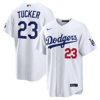 Los Angeles Dodgers Kyle Tucker White Home Stadium Jersey