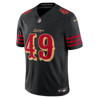San Francisco 49ers The Faithful Black 2025 Rivalries Collection Stitched Limited Jersey