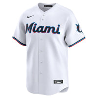 Miami Marlins Sandy Alcantara White Home Limited Player Jersey