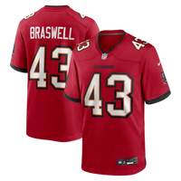 Tampa Bay Buccaneers Chris Braswell Red Game Jersey