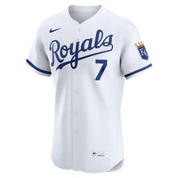 Kansas City Royals Bobby Witt Jr. White Home Elite Player Jersey