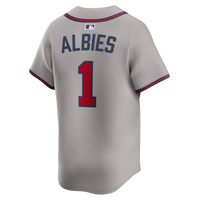 Atlanta Braves Ozzie Albies Gray Road Limited Player Jersey