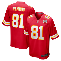 Kansas City Chiefs Nikko Remigio Red Team Game Jersey