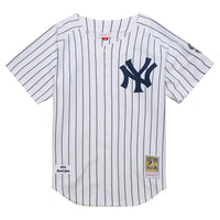 New York Yankees Derek Jeter White 2014 Cooperstown Collection Authentic Throwback Jersey