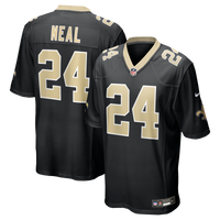 New Orleans Saints Devin Neal Black Team Game Jersey