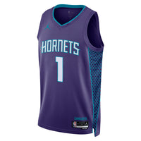 Charlotte Hornets Statement Edition Swingman Jersey - Purple - LaMelo Ball