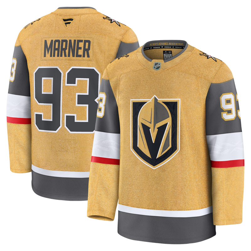 Vegas Golden Knights Mitch Marner Gold Home Premium Jersey