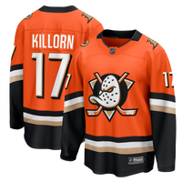Anaheim Ducks Alex Killorn Orange Home Breakaway Jersey