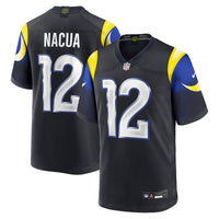 Los Angeles Rams Puka Nacua Midnight Blue 2025 Rivalries Collection Game Jersey