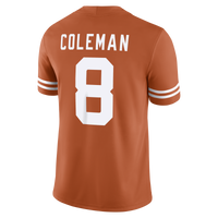 Cam Coleman Texas Longhorns Game Football Jersey - Texas Orange