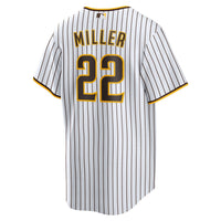San Diego Padres Mason Miller White Home Replica Jersey
