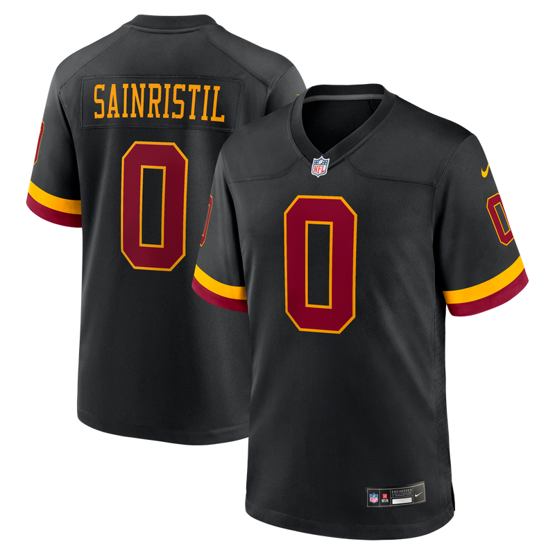 Washington Commanders Mike Sainristil Black Hail Raiser Alternate Game Jersey