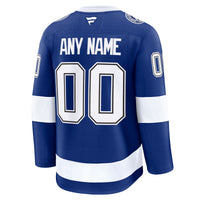 Tampa Bay Lightning Blue Home Premium Custom Jersey