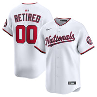 Washington Nationals White Home Limited Pick-A-Player Retired Roster Jersey