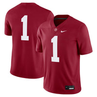 #1 Alabama Crimson Tide Game Jersey - Crimson