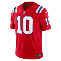 New England Patriots Drake Maye Red Alternate Vapor F.U.S.E. Stitched Limited Jersey