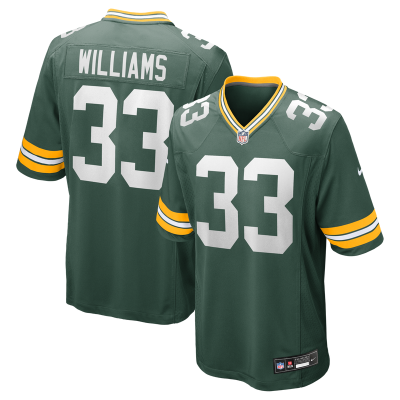 Green Bay Packers Evan Williams Green Game Jersey