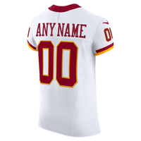 Washington Commanders White Vapor F.U.S.E. Elite Custom Jersey