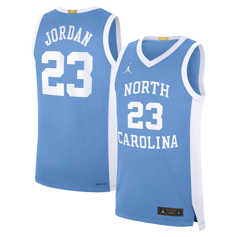 Michael Jordan Carolina Blue North Carolina Tar Heels Road Replica Basketball Jersey