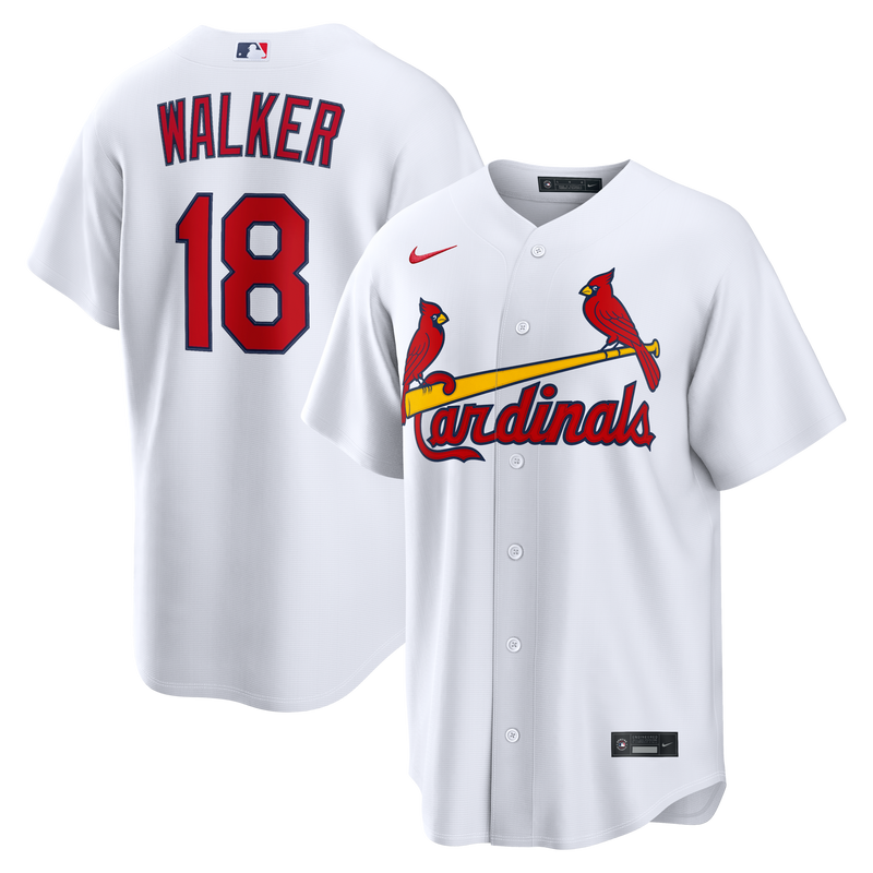 St. Louis Cardinals Jordan Walker White Home Replica Jersey