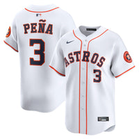Houston Astros Jeremy Peña White Home Limited Player Jersey