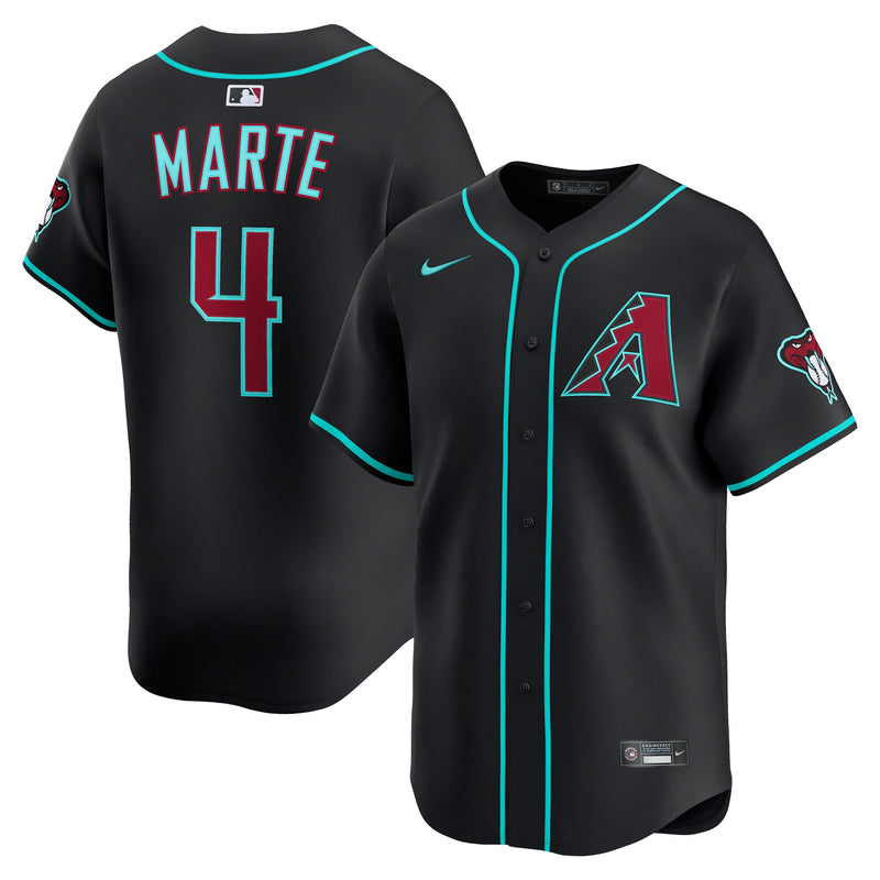 Arizona Diamondbacks Ketel Marte Black Alternate Limited Jersey