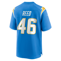 Los Angeles Chargers Nikko Reed Powder Blue Team Game Jersey