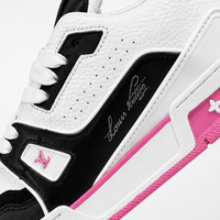 Louis Vuitton Remarque Low Sneakers Black White Pink - Unisex