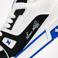 Louis Vuitton Remarque Low Sneakers White Black Blue Sole - Unisex