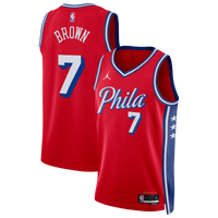hiladelphia 76ers Statement Edition Swingman Jersey - Red - Jaylen Brown