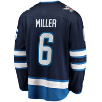 Winnipeg Jets Colin Miller Navy Home Premier Breakaway Player Jersey