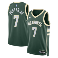 Milwaukee Bucks Icon Edition Swingman Jersey - Hunter Green - Kevin Porter Jr.