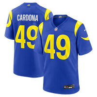 Los Angeles Rams Joe Cardona Royal Team Game Jersey
