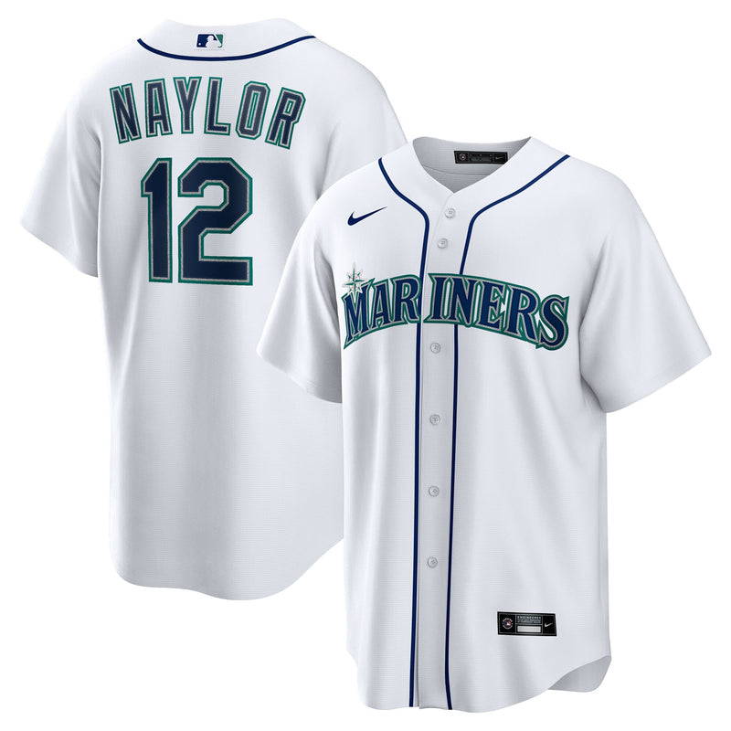Seattle Mariners Josh Naylor White Home Replica Jersey