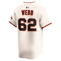San Francisco Giants Logan Webb Cream Home Limited Player Jersey