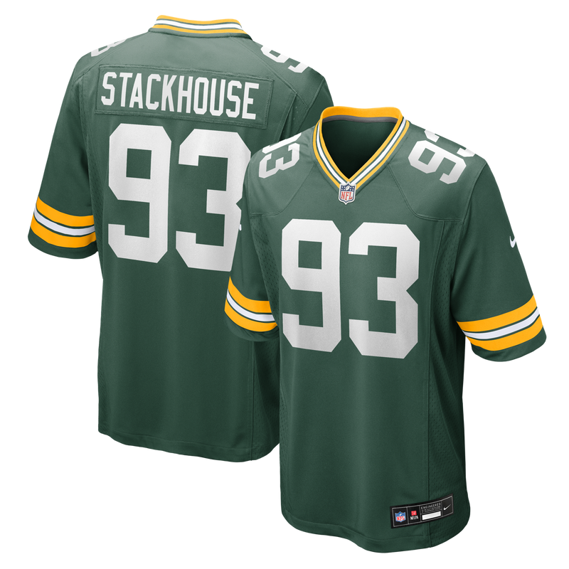 Green Bay Packers Nazir Stackhouse Green Team Game Jersey