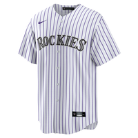 Colorado Rockies White Home Big & Tall Replica Jersey