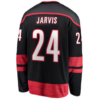 Carolina Hurricanes Seth Jarvis Black Home Breakaway Jersey